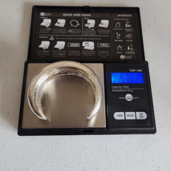 Silver Bangle Bracelet - Picture 8 of 8